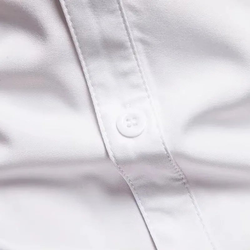View 3 — Asymmetric steampunk shirt — buttons