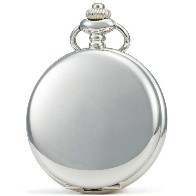 Steampunk watch — pocket stainless steel