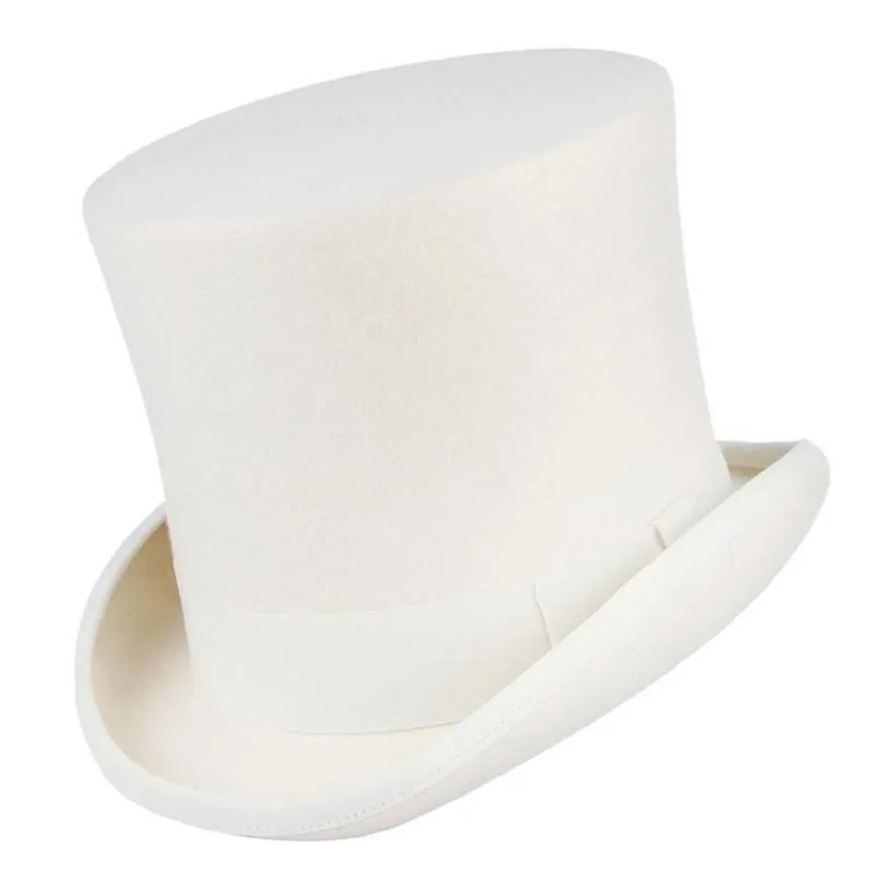 Steampunk top hat — Hat white Steampunk top hat — Hat white
