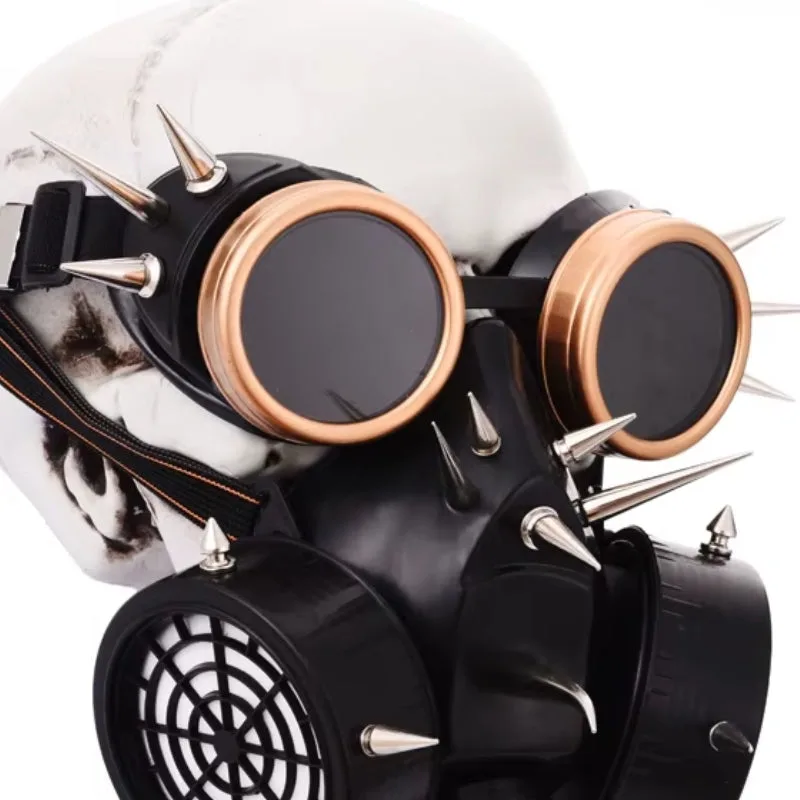 View 3 — Men’s steampunk mask — Gas costume accessory