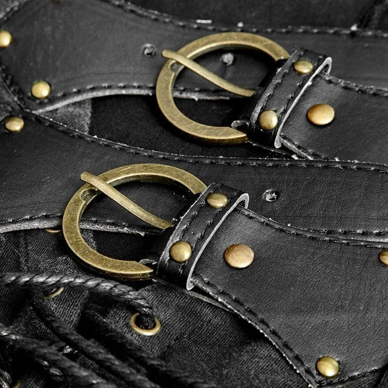 View 4 — Men’s steampunk corset — lacing