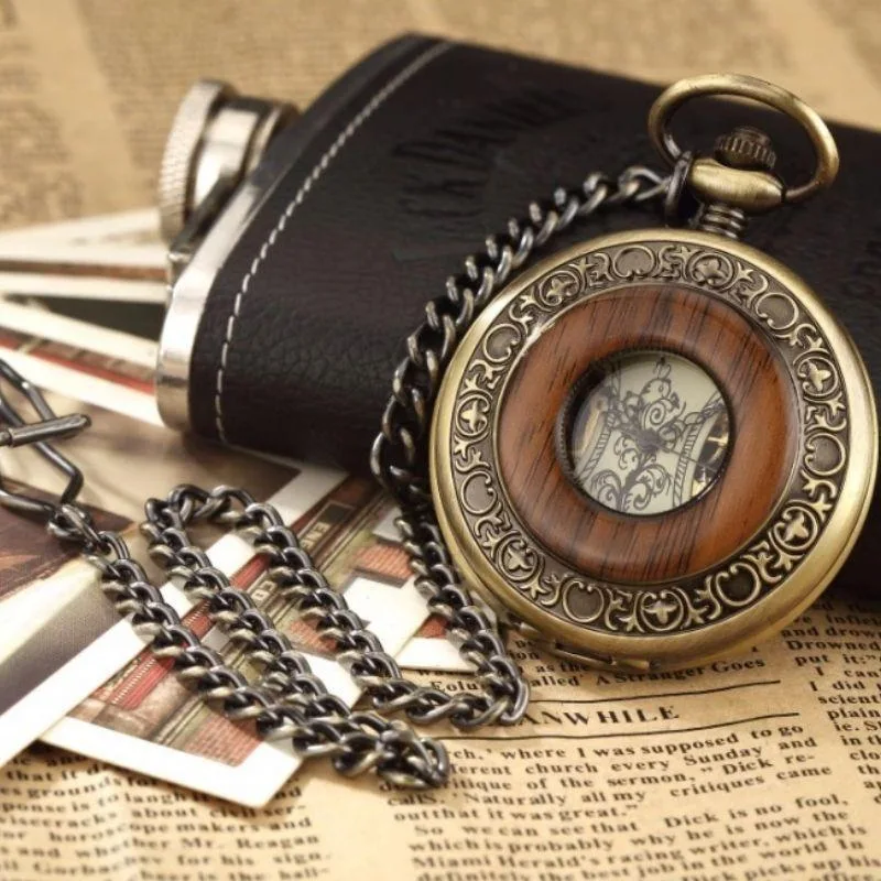 View 3 — Mechanical steampunk pocket watch — new