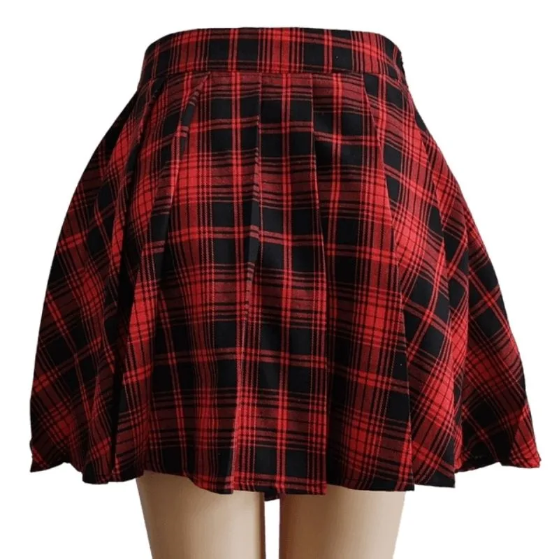 View 6 — Gothic steampunk skirt — checked