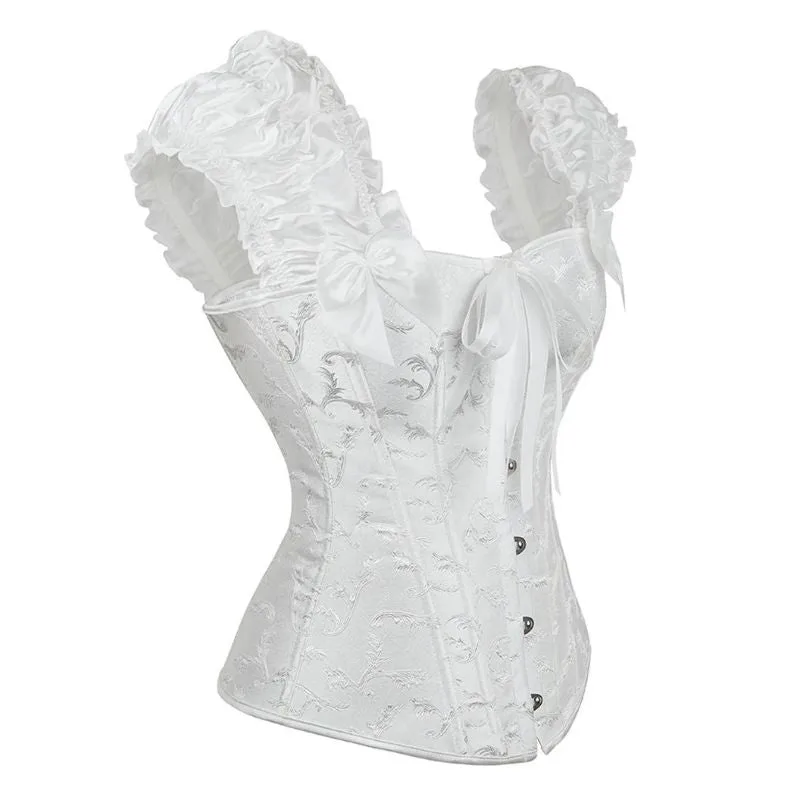 View 7 — Victorian steampunk corset — black