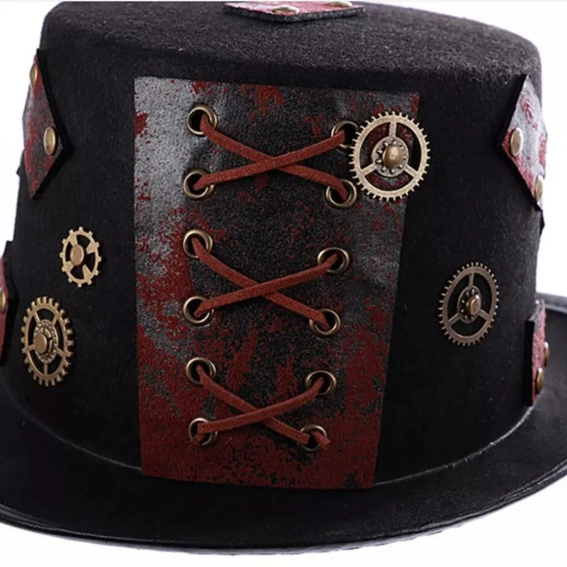 View 3 — Antique-style steampunk hat — Style