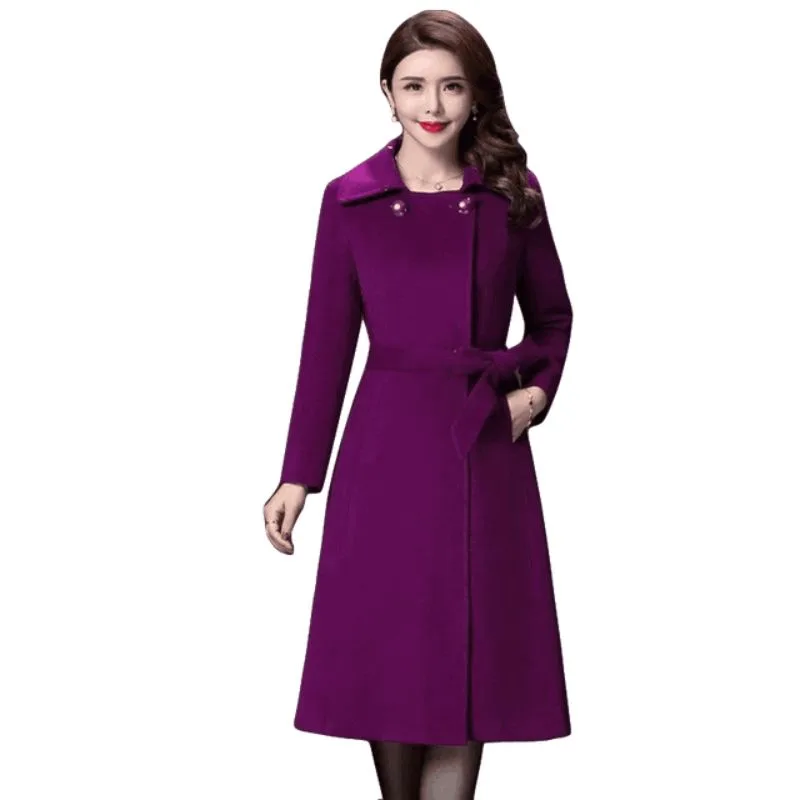 View 4 — Women’s vintage-style steampunk coat — long