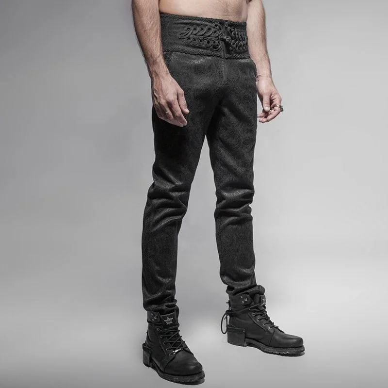 View 4 — Vintage-style steampunk trousers — size high