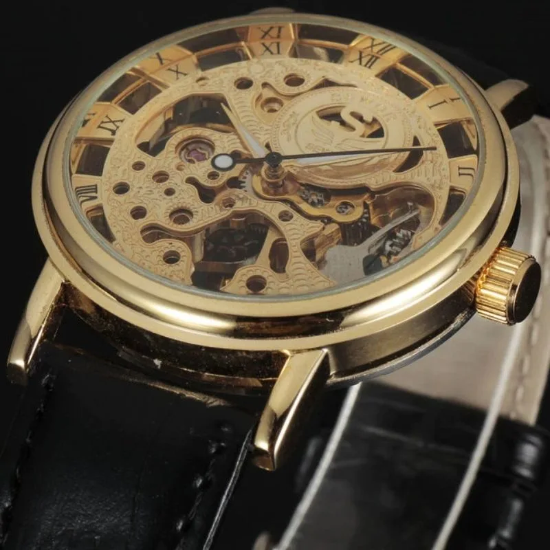 View 5 — Men’s steampunk watch — Skeleton