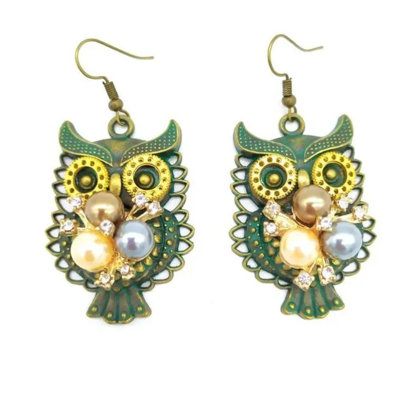 View 26 — Steampunk earrings — drop