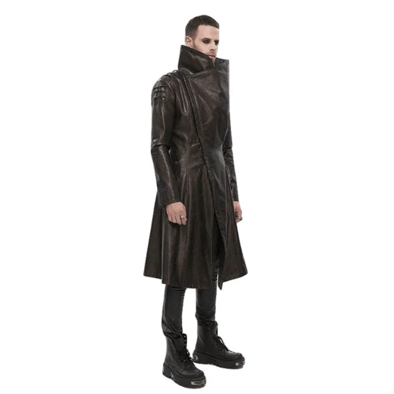 View 3 — Steampunk coat — Long brown