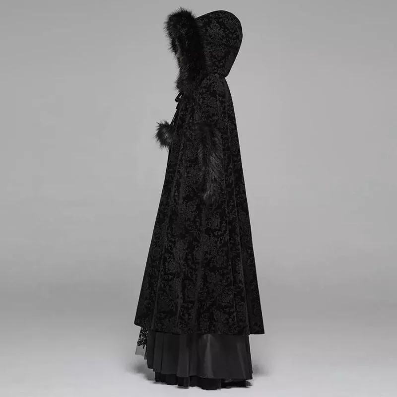View 3 — Women’s gothic steampunk coat — Cape