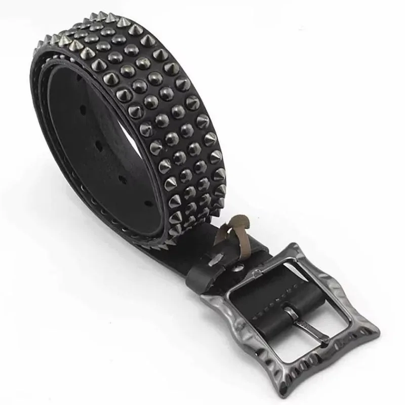 View 5 — Men’s steampunk belt — punk Rock