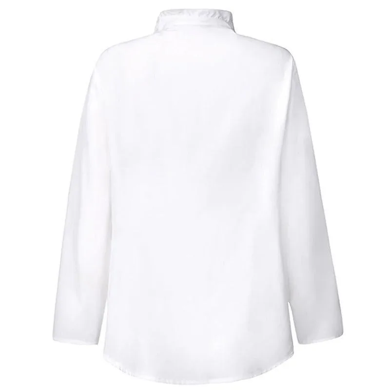 View 3 — Women’s Victorian steampunk blouse — collar ruffled