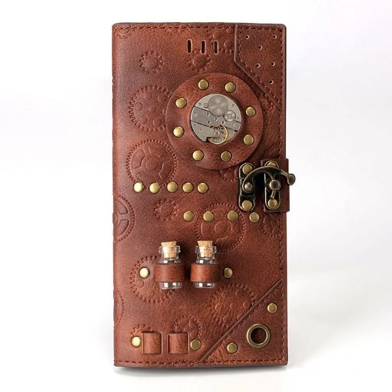 View 13 — Steampunk bag — EDISON with wallet