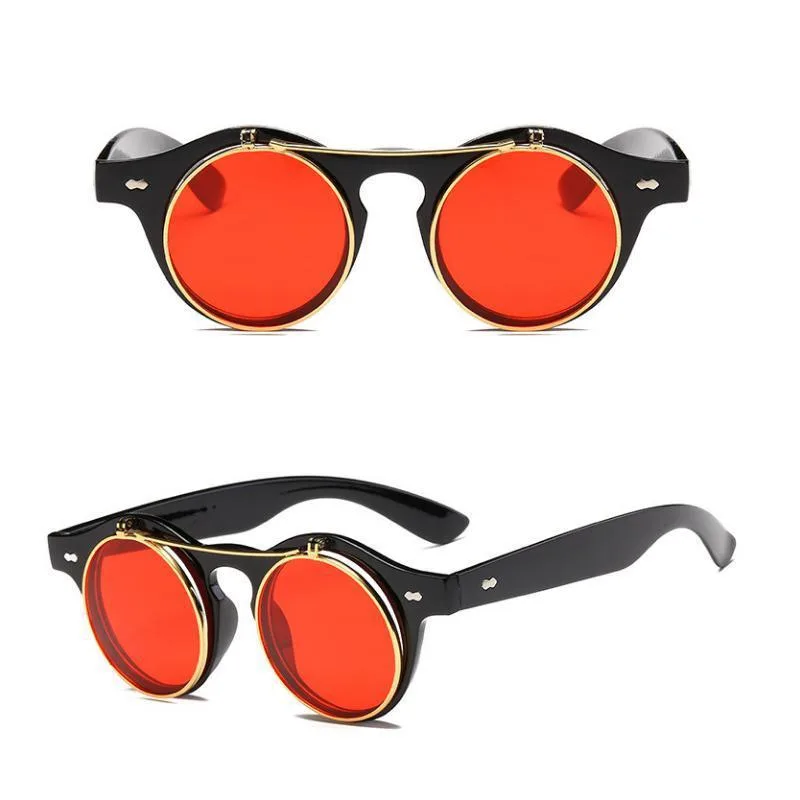 View 5 — Steampunk sunglasses — Flip-up