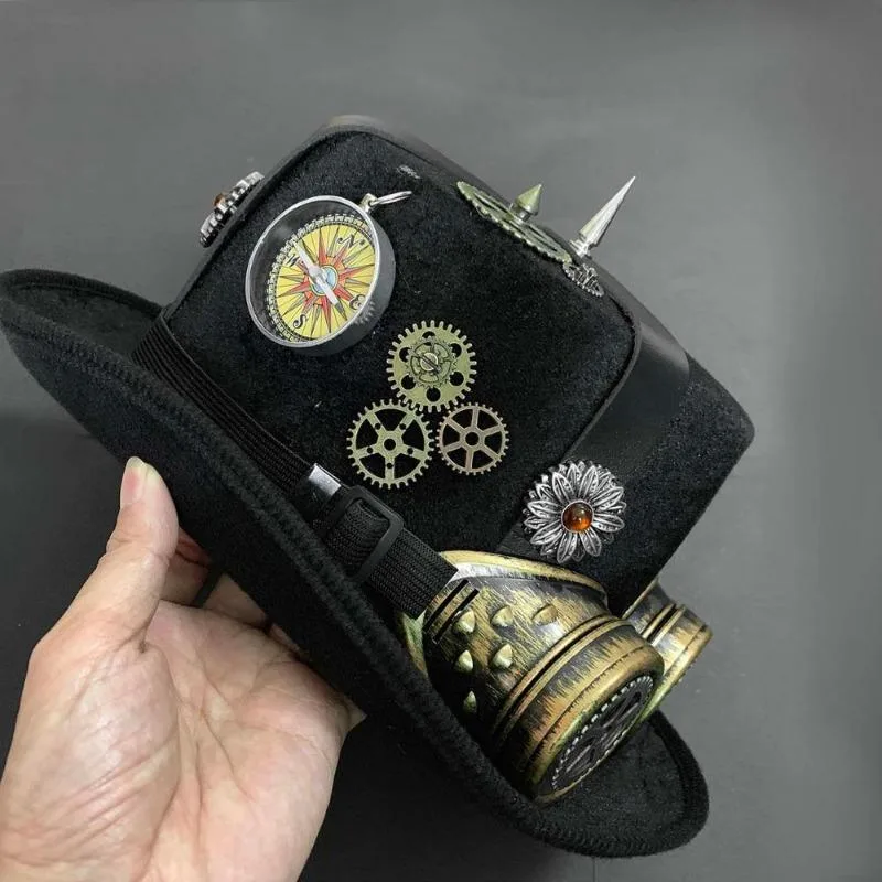 View 4 — Steampunk hat — customised