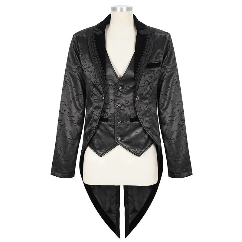 View 5 — Men’s steampunk tailcoat — Jacket with