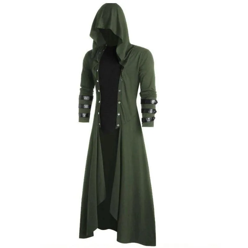 View 4 — Men’s steampunk jacket — long