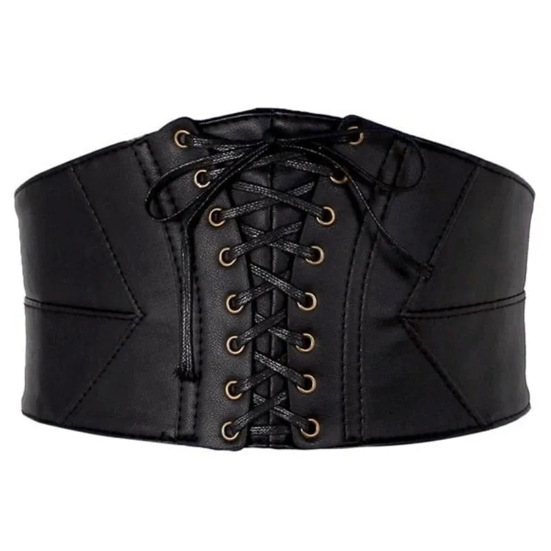 View 13 — Steampunk waist cincher — Belt PU faux leather