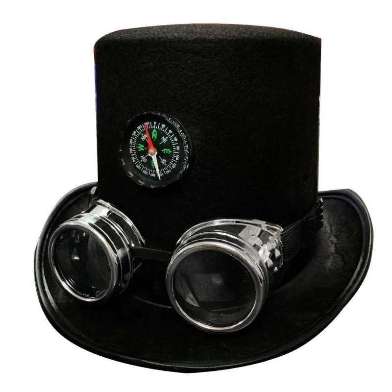 View 4 — Steampunk hat — felt