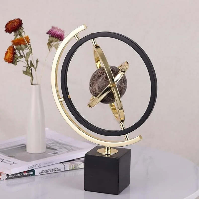 View 9 — Steampunk sphere armillary home decor