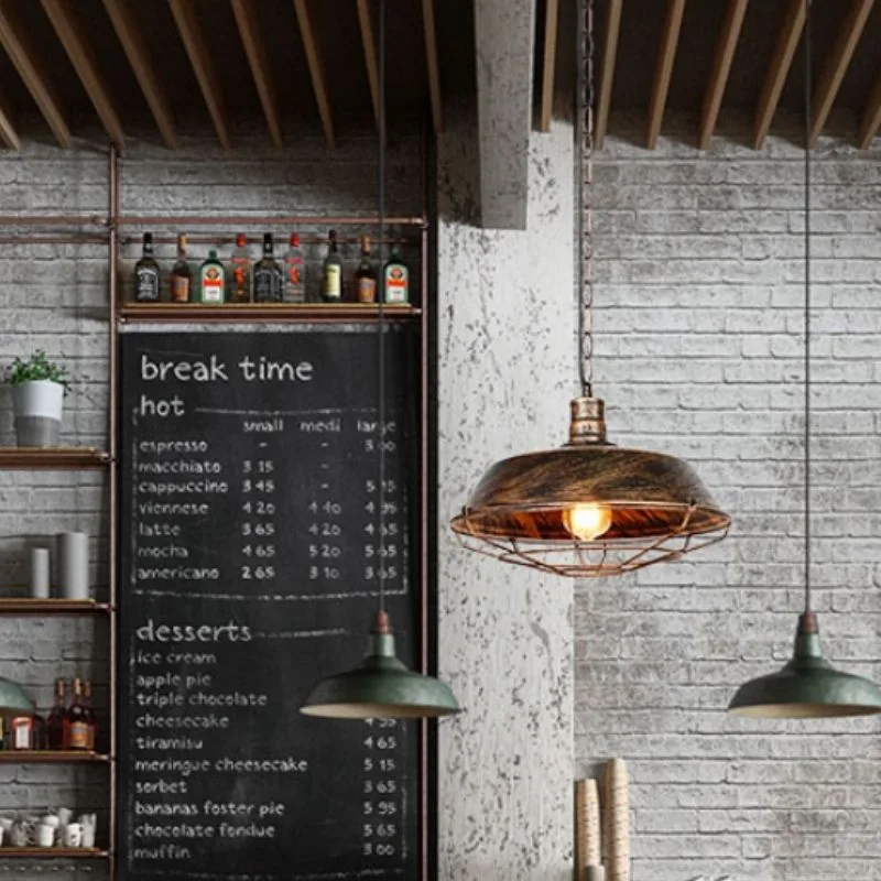 View 2 — Industrial steampunk pendant — Lamp Style