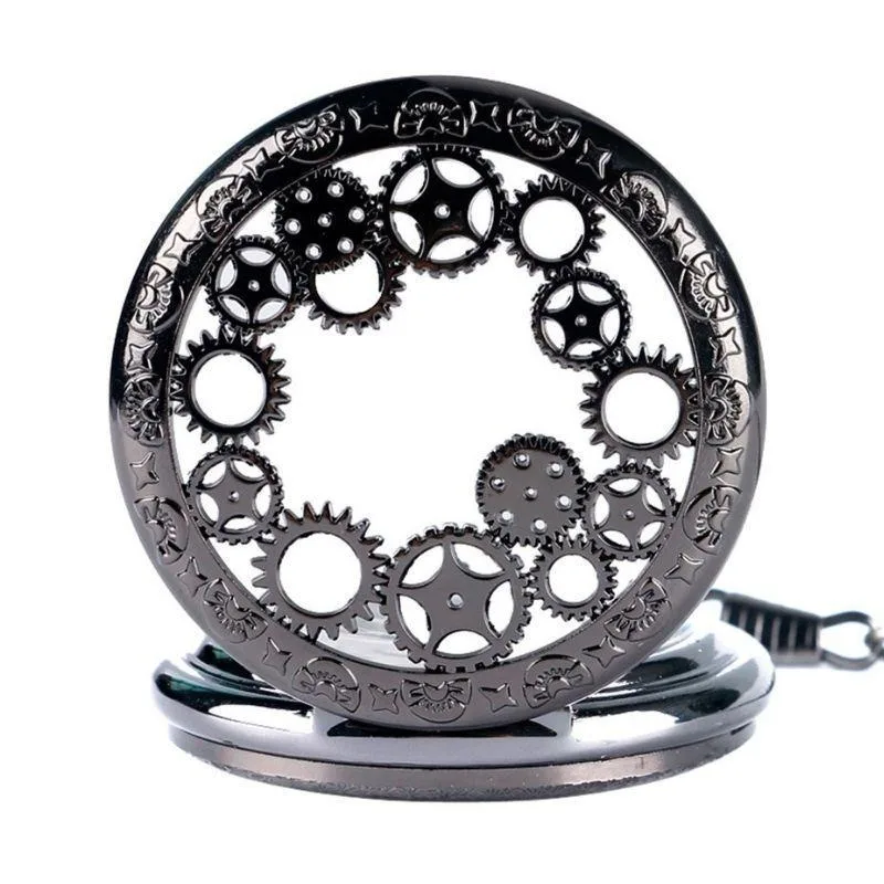 View 6 — Steampunk pocket watch — cogs — Ref. 6597462425685