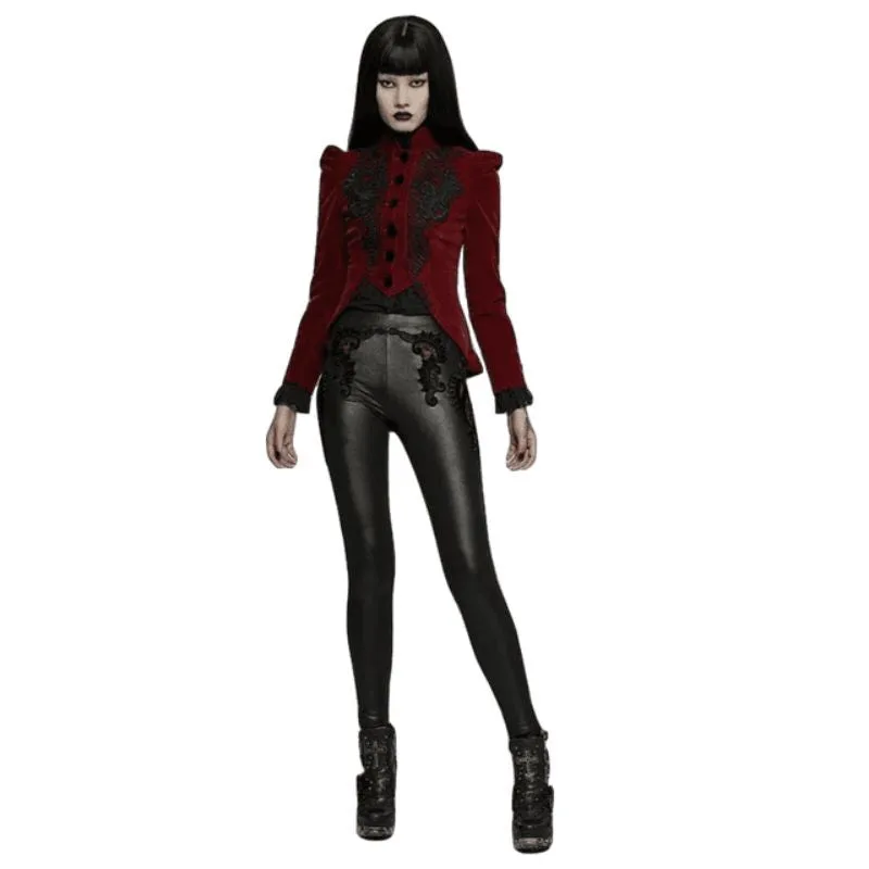 View 4 — Women’s Victorian gothic steampunk jacket