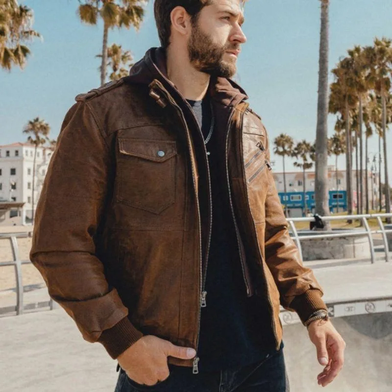 View 5 — Steampunk jacket — jacket leather