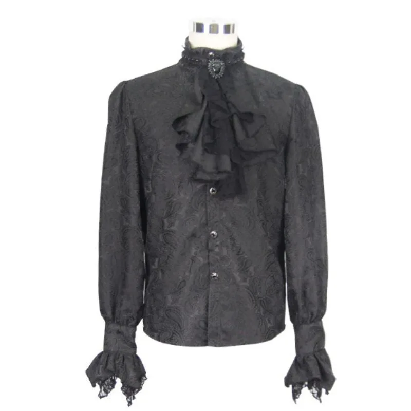 View 3 — Men’s gothic steampunk shirt — aristocrat