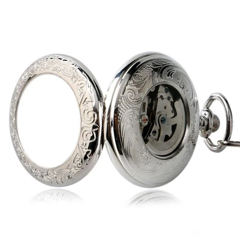 View 5 — Steampunk pocket watch — Half Hunter