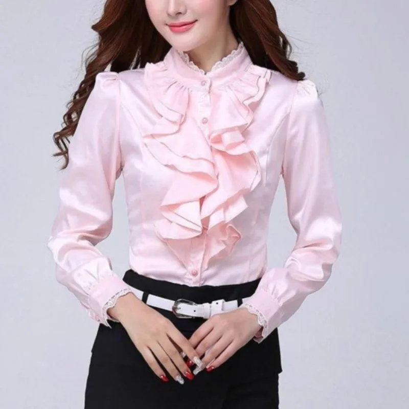 View 7 — Women’s steampunk blouse — collar cravat