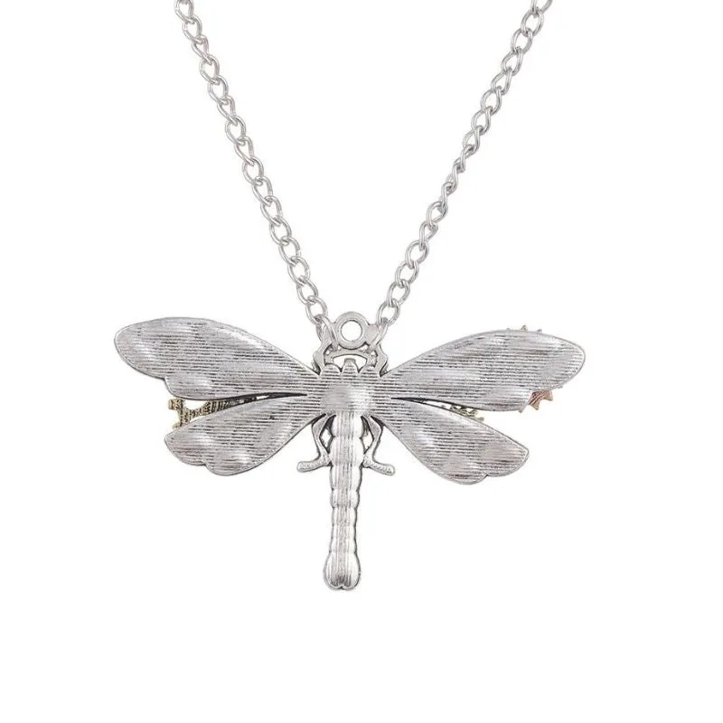 View 2 — Steampunk necklace — butterfly