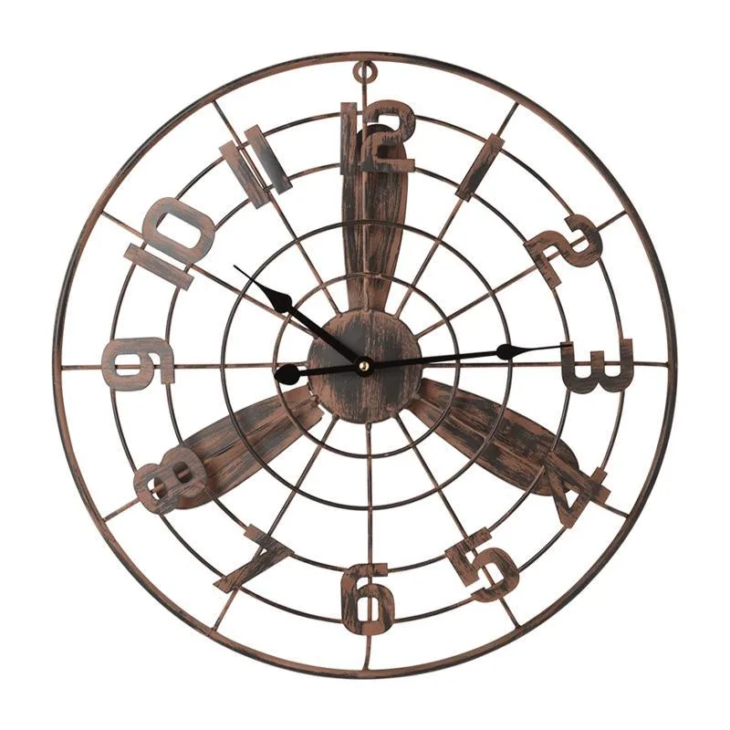 Steampunk clock — aviator