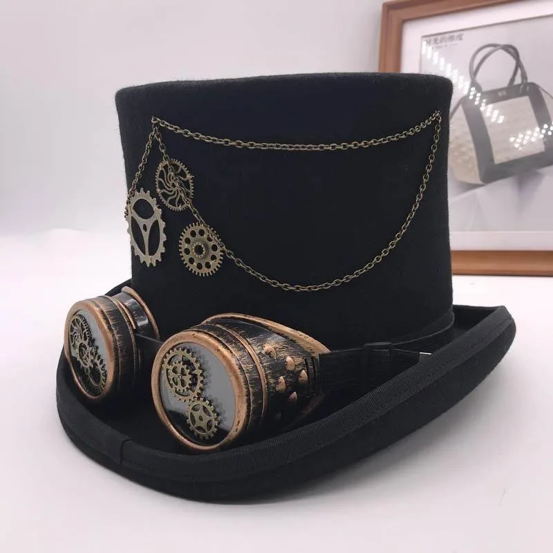 View 6 — Steampunk top hat — Hat