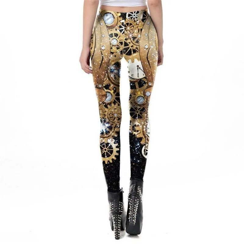 View 5 — Steampunk clock — Legging