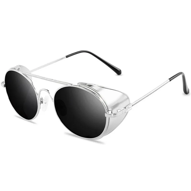 View 4 — Steampunk sunglasses — side shields