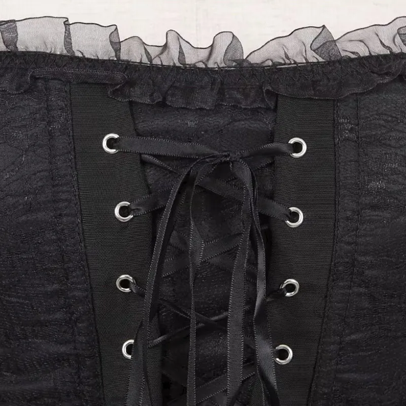 View 4 — Steampunk corset — lacing