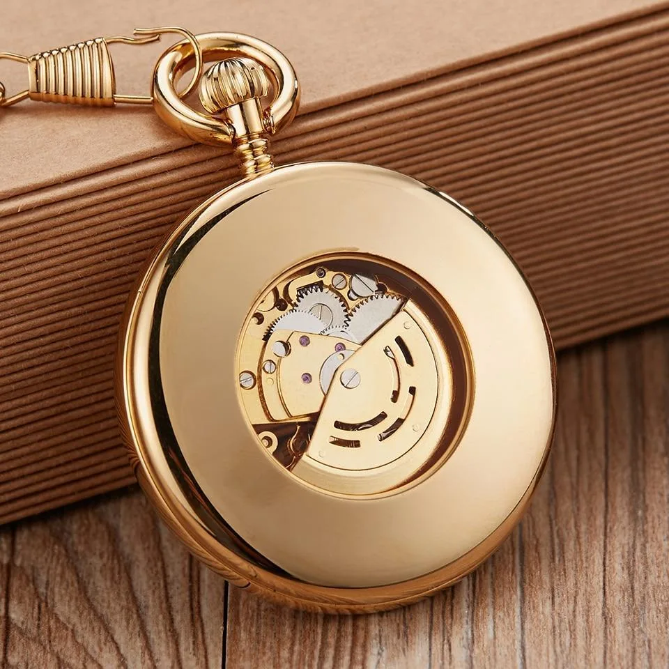 View 4 — Automatic steampunk pocket watch