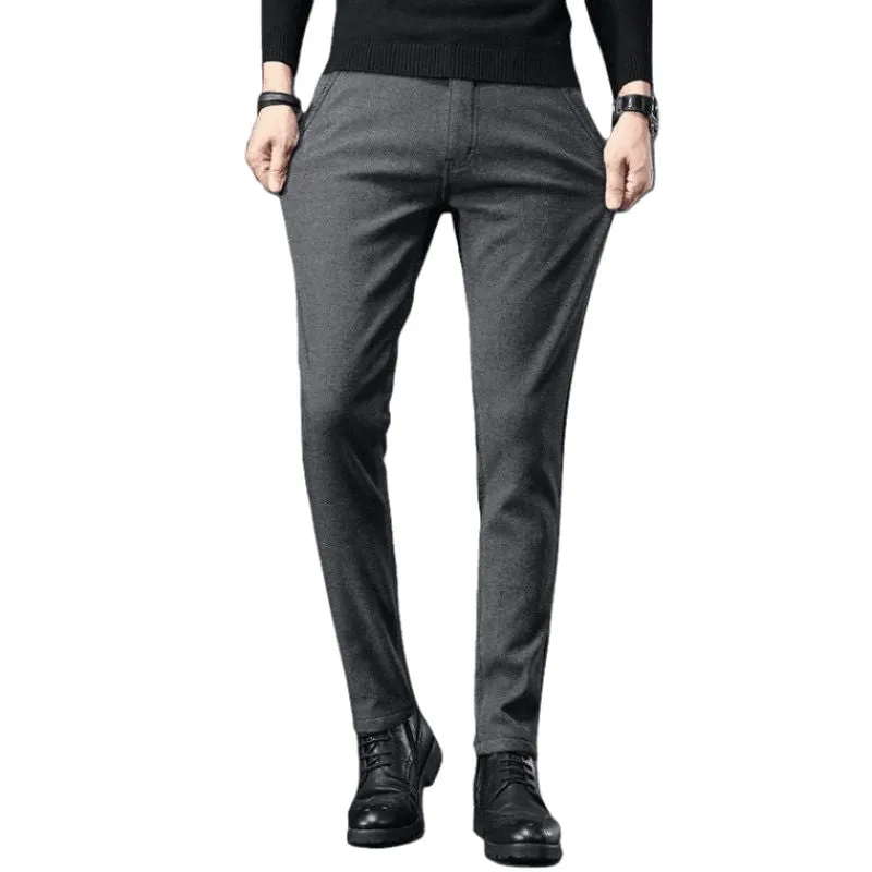 Men’s steampunk trousers — Tweed grey