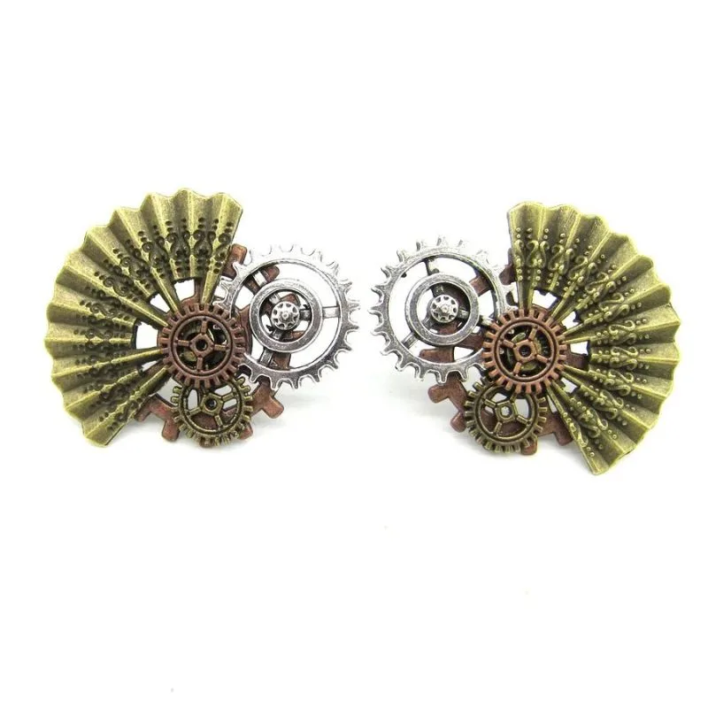View 25 — Steampunk earrings — drop