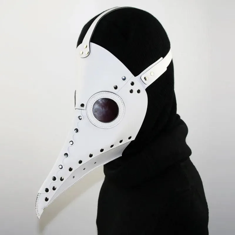 View 4 — Steampunk mask — plague doctor white