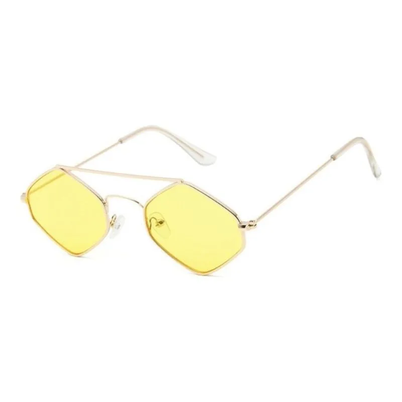 View 8 — Women’s steampunk sunglasses — hexagonal