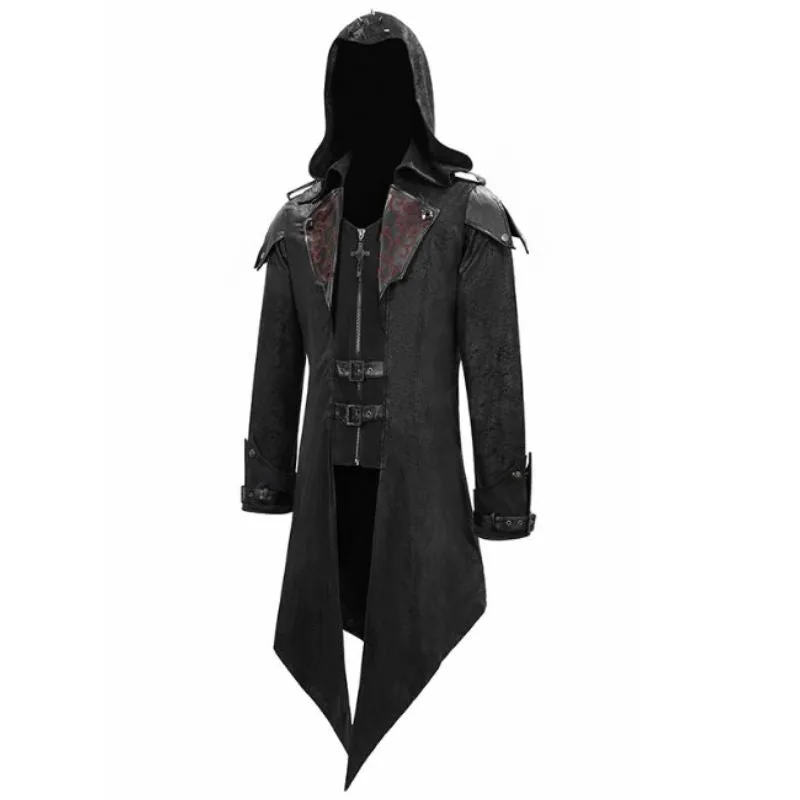 View 5 — Men’s steampunk coat — Long punk
