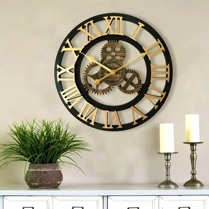 View 4 — Steampunk clock — cog