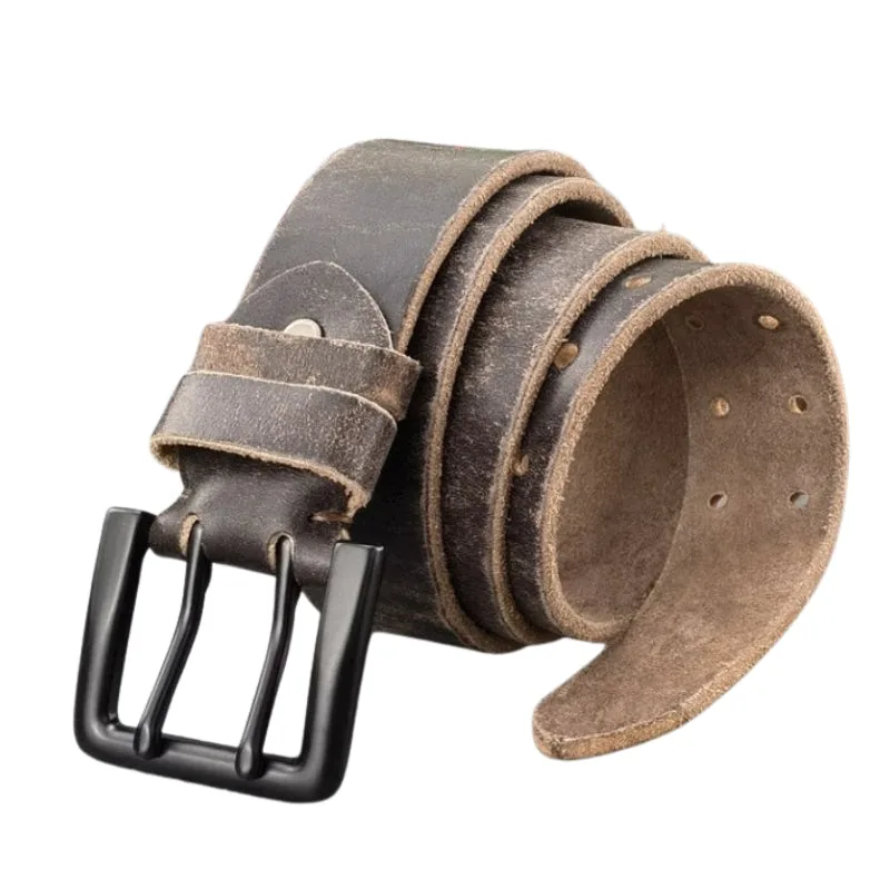 View 9 — Steampunk belt — brown leather aged