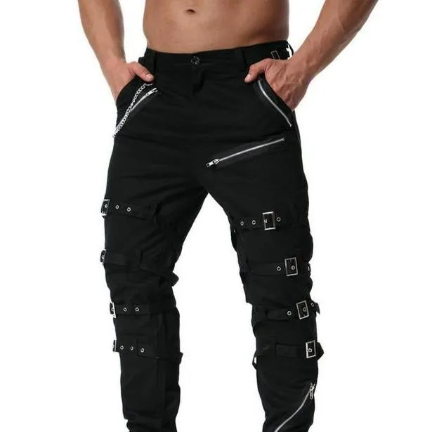 Steampunk trousers — Cargo with chains