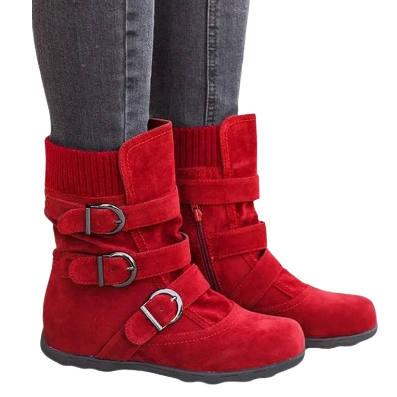 View 10 — Women’s steampunk ankle boots — warm