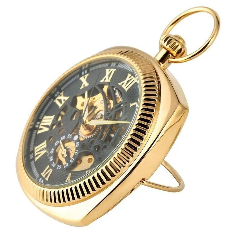 View 5 — Antique-style steampunk watch — pocket square
