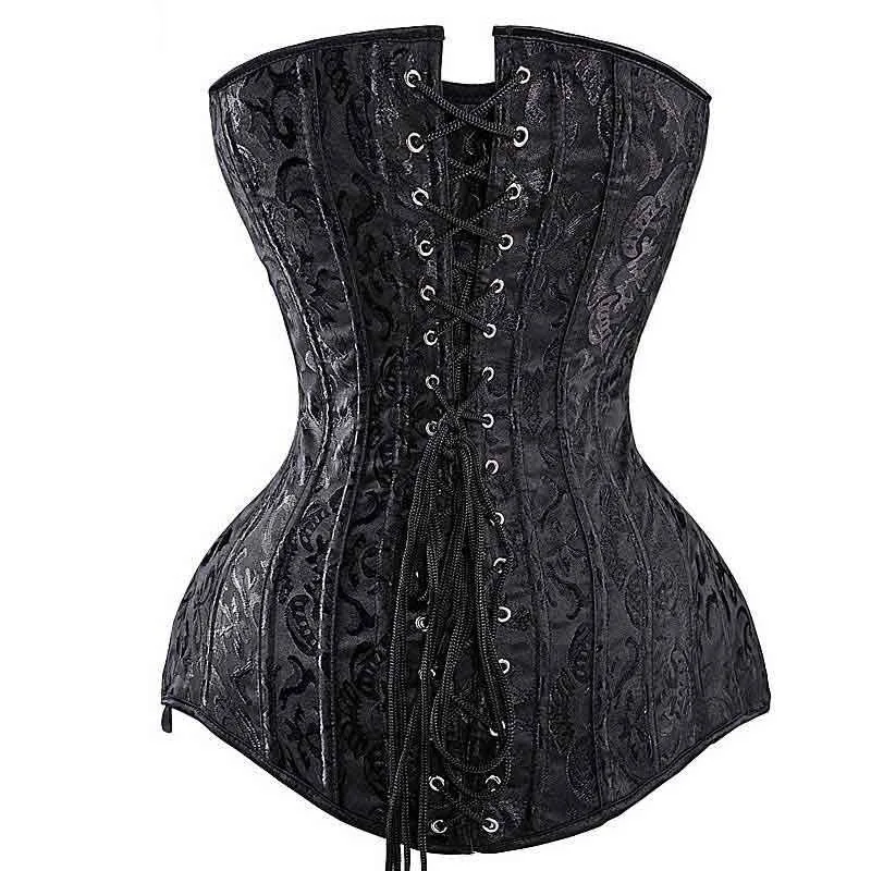 View 4 — Victorian steampunk corset — long